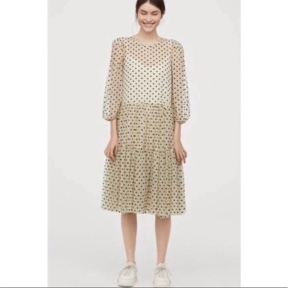 H&M Blogger Favourite. Polka Dot Tulle Dress - Picture 3 of 4